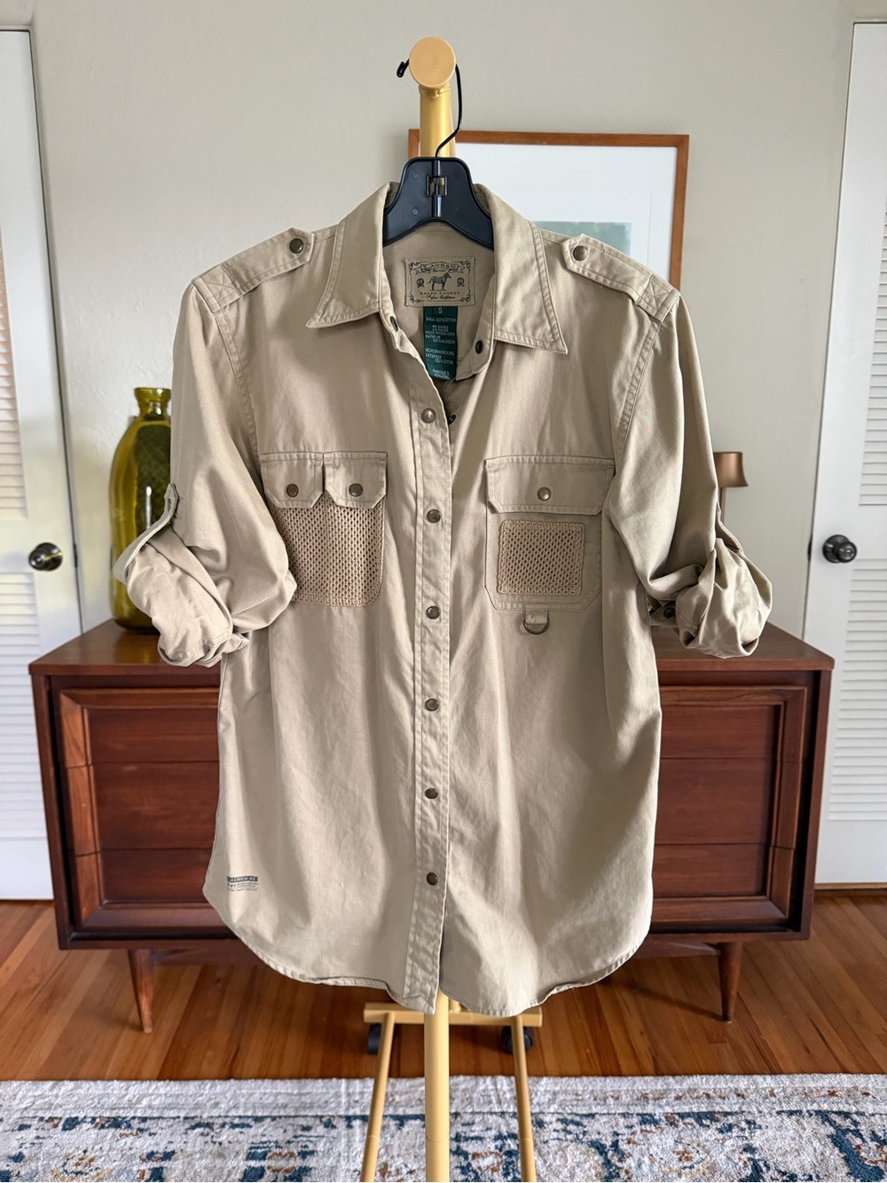 Ralph Lauren Safari-Inspired Snap-Down Shirt | Women’s Small